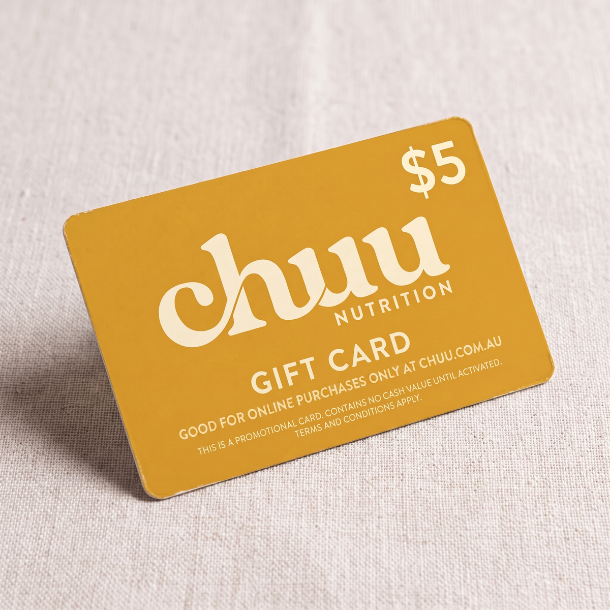Chuu Nutrition $5 Gift Card (Digital)